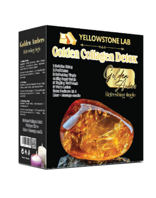 Yellow Stone Golden Collagen Detox 12 Step - Golden Ambers