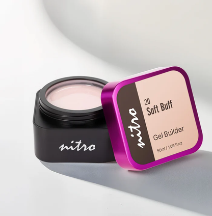 Nitro Professional Builder Gel in Jar – 24 Colors Nail Extension Gel 1.69oz