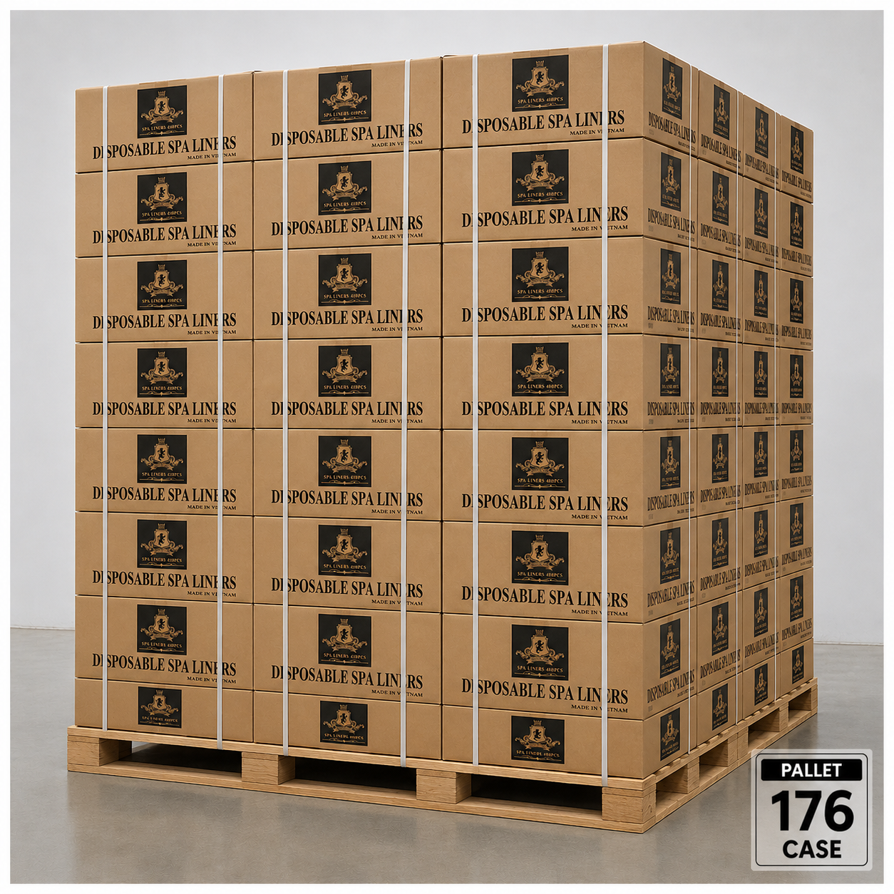 Kinggel Disposable Pedicure Spa Liners (400 Pcs/Case) | Bulk Pallet Deal - 176 Cases