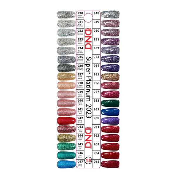 DND Gel Collection – 36 Colors Platinum Set (Single) #15
