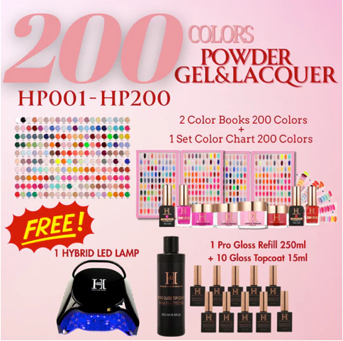 Honey's Phan Full Set 200 Colors 4in1