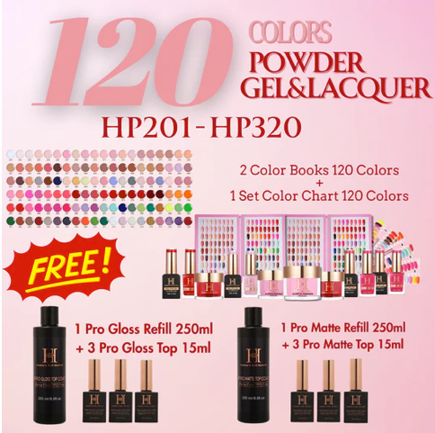 Honey's Phan Full Set 120 Colors 4in1