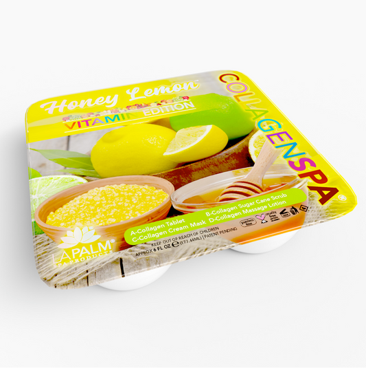 CollagenSpa 4 Step Pedi Tray Honey Lemon Lime