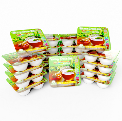 CollagenSpa 4 Step Pedi Tray Honey Matcha Green Tea