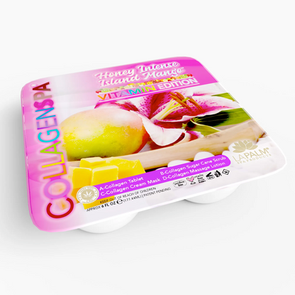 CollagenSpa 4 Step Pedi Tray Honey Tropical Island Mango