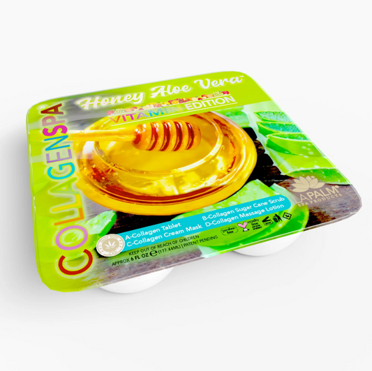 CollagenSpa 4 Step Pedi Tray Honeydew Aloe Vera
