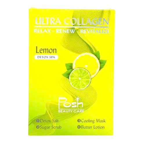 Posh Deluxe Pedicure Kit 4in1, CASE, LEMON