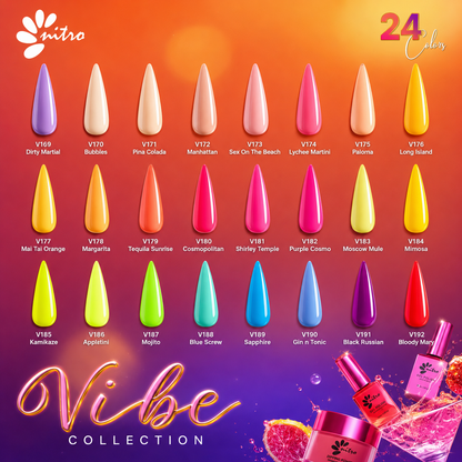 NItro Vibe Collection – 24 Colors 4-in-1 Nail System