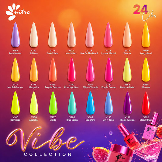 NItro Vibe Collection – 24 Colors 4-in-1 Nail System
