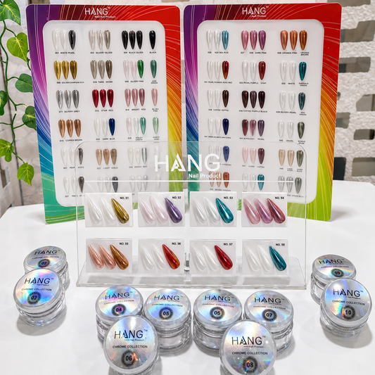 HANG Chrome Powder Collection – 36 Colors Professional Nail Art Set