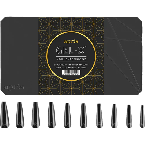 Apres Gel-X Tips 2.0 - SCULPTED Coffin 600pcs
