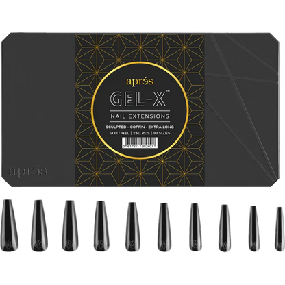 Apres Gel-X Tips 2.0 - SCULPTED Coffin 600pcs