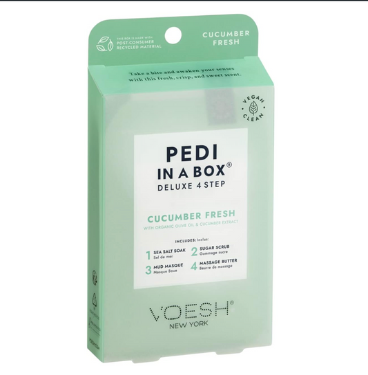 Voesh Pedi in Box 4-Step Cucumber Fresh Case 50Pcs