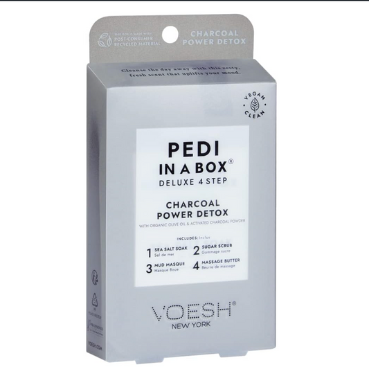 Pedi in Box 4-Step Charcoal Detox Case 50Pcs