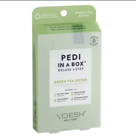Voesh Pedi in Box 4-Step Green Tea Detox Case 50Pcs