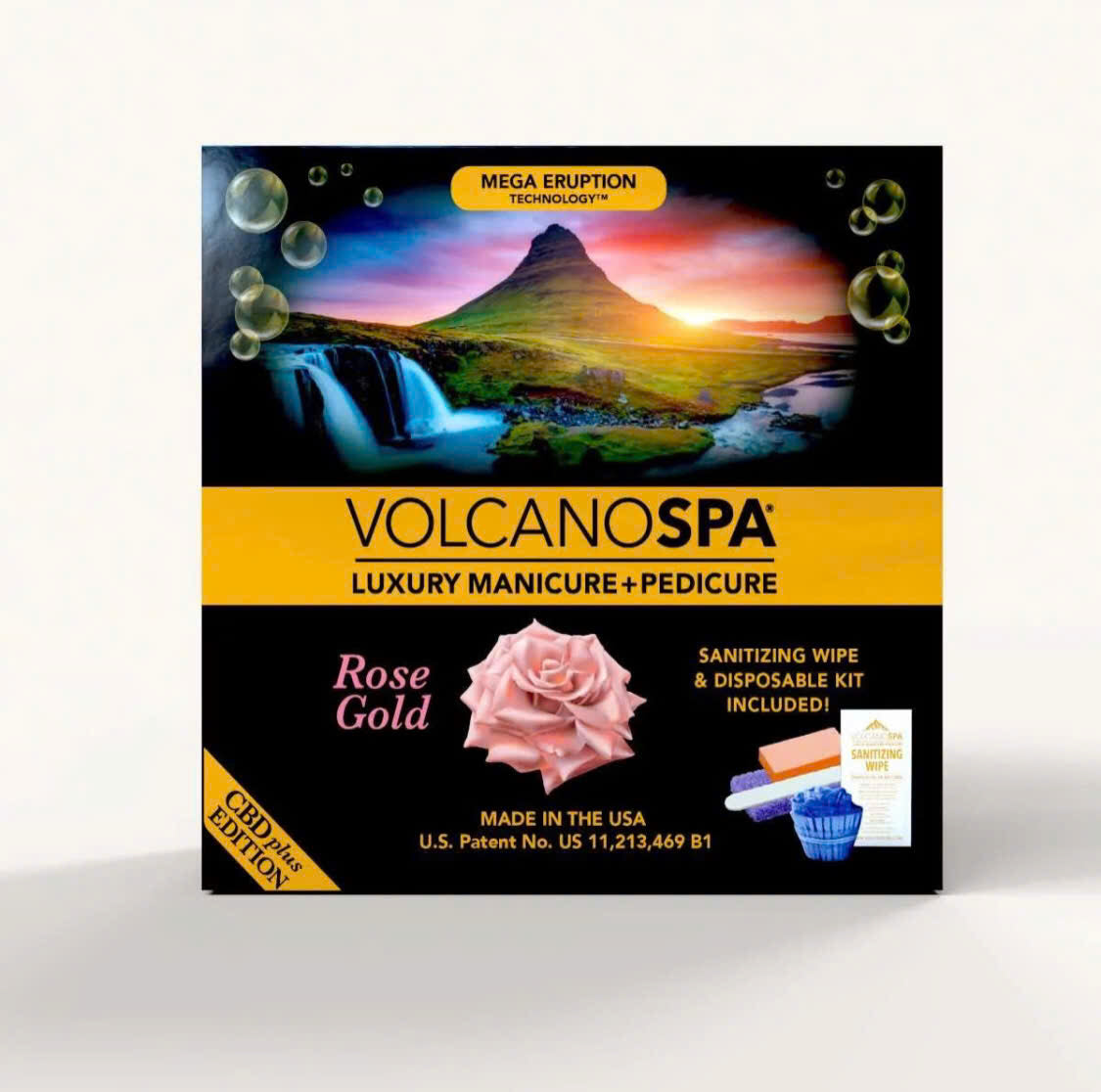 VolcanoSpa CBD+ Edition Rose Gold – 5 Step Deluxe Pedicure Kit (Case 36 Sets)