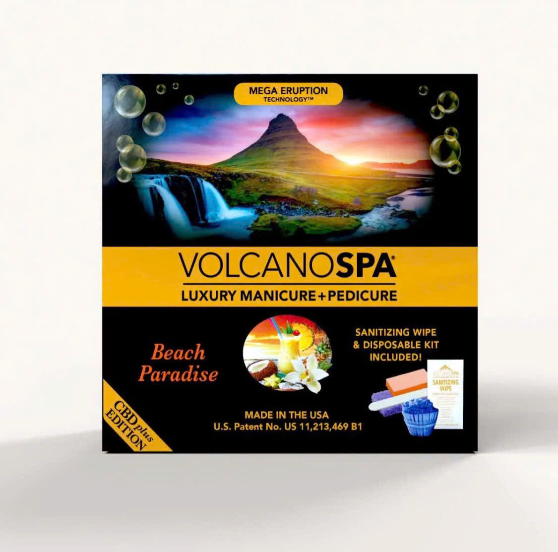VolcanoSpa CBD+ Edition Hot Lava – 5 Step Deluxe Pedicure Kit (Case 36 Sets)