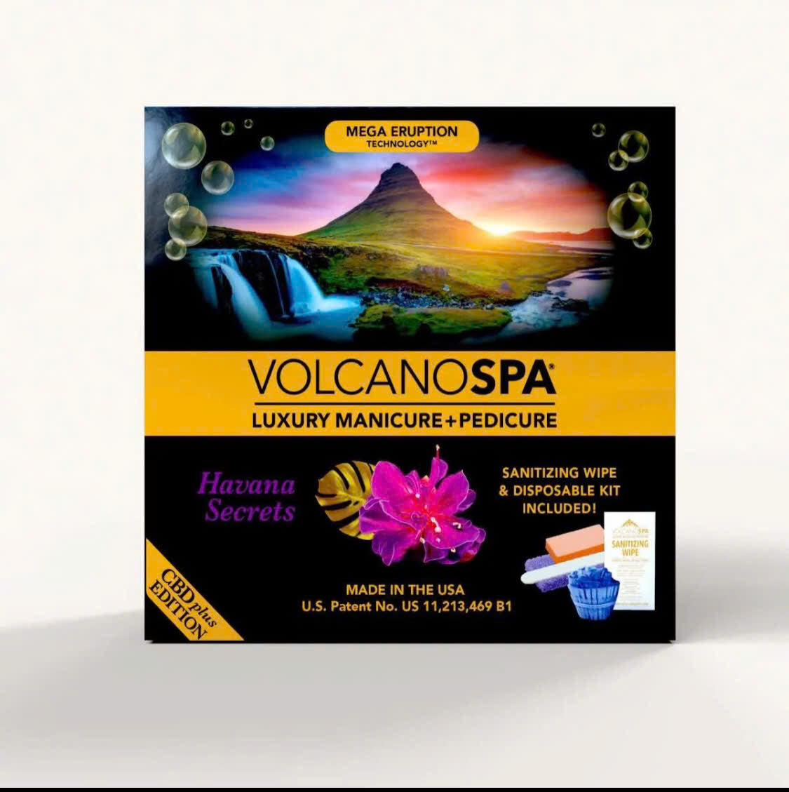 VolcanoSpa CBD+ Edition Havana Secrets – 5 Step Deluxe Pedicure Kit (Case 36 Sets)