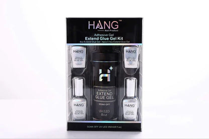 Extend Gel Combo 8 oz with 4 bottles 0.5oz