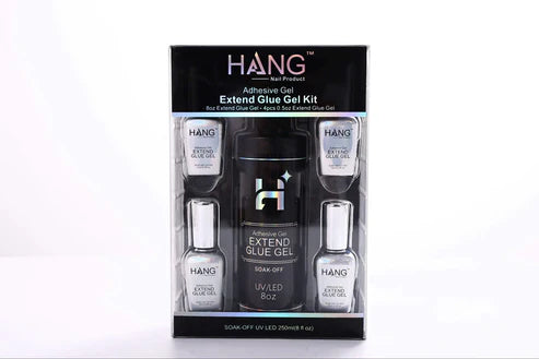 Extend Gel Combo 8 oz with 4 bottles 0.5oz