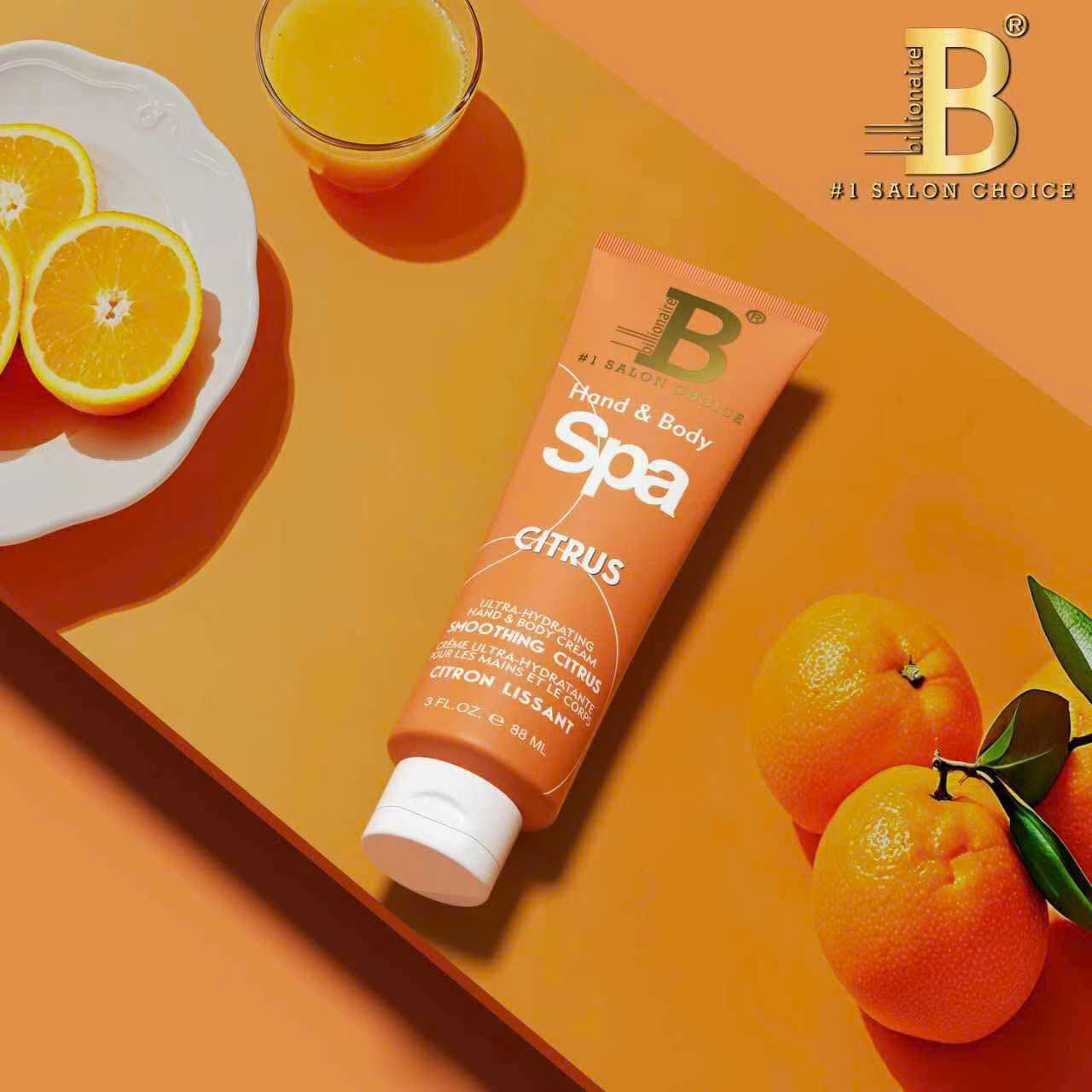 Billionaire - Hand & Body Lotion Cream Smoothing - Citrus 3oz